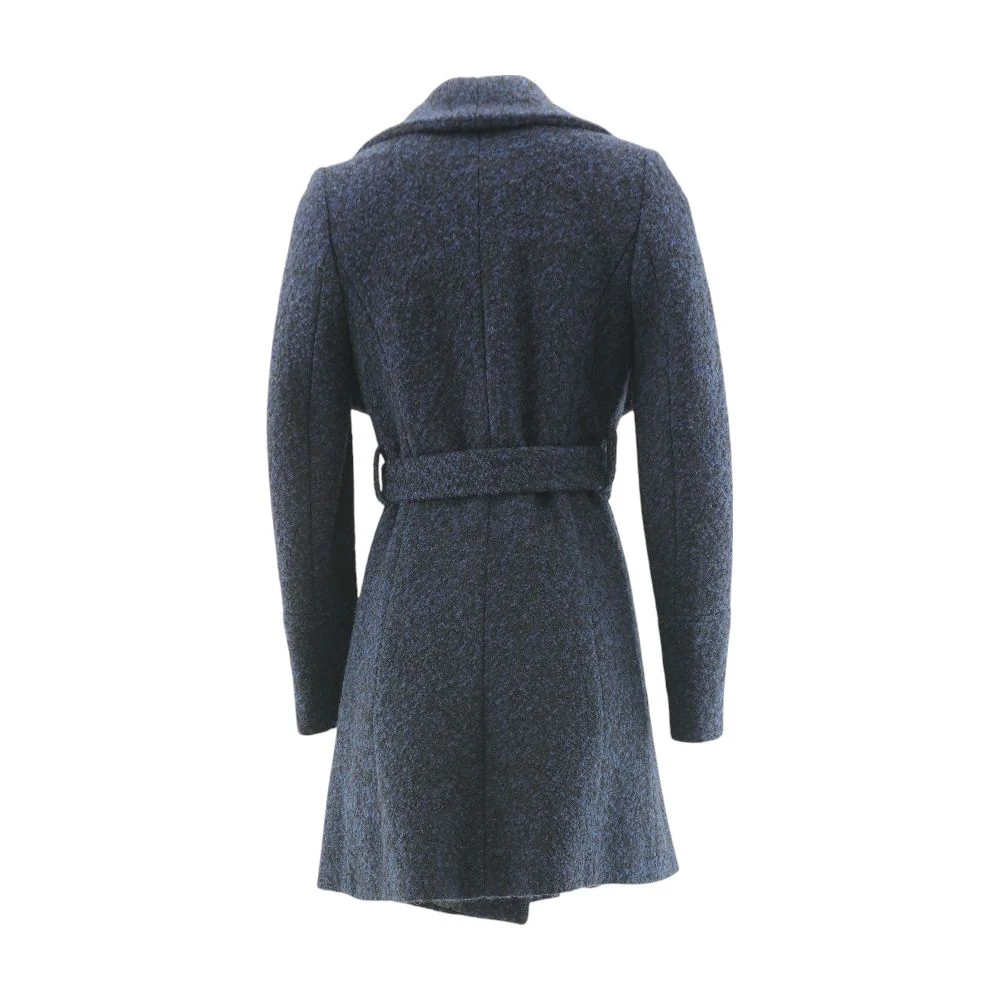 Blue Solid Coat - Image 2