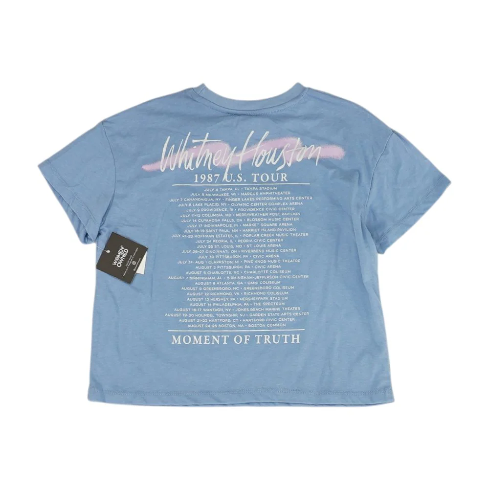 Blue Solid Crewneck T Shirt - Image 2