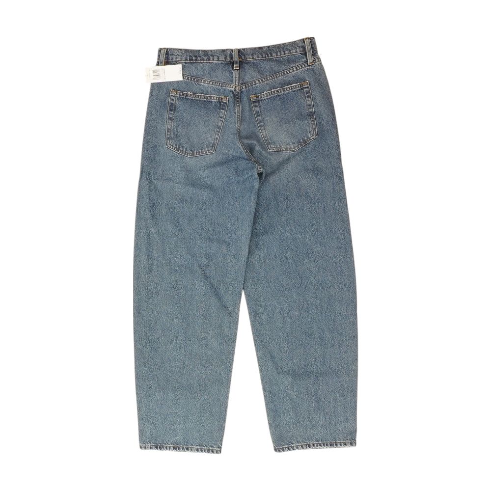 Blue Solid High Rise Jeans - Image 2