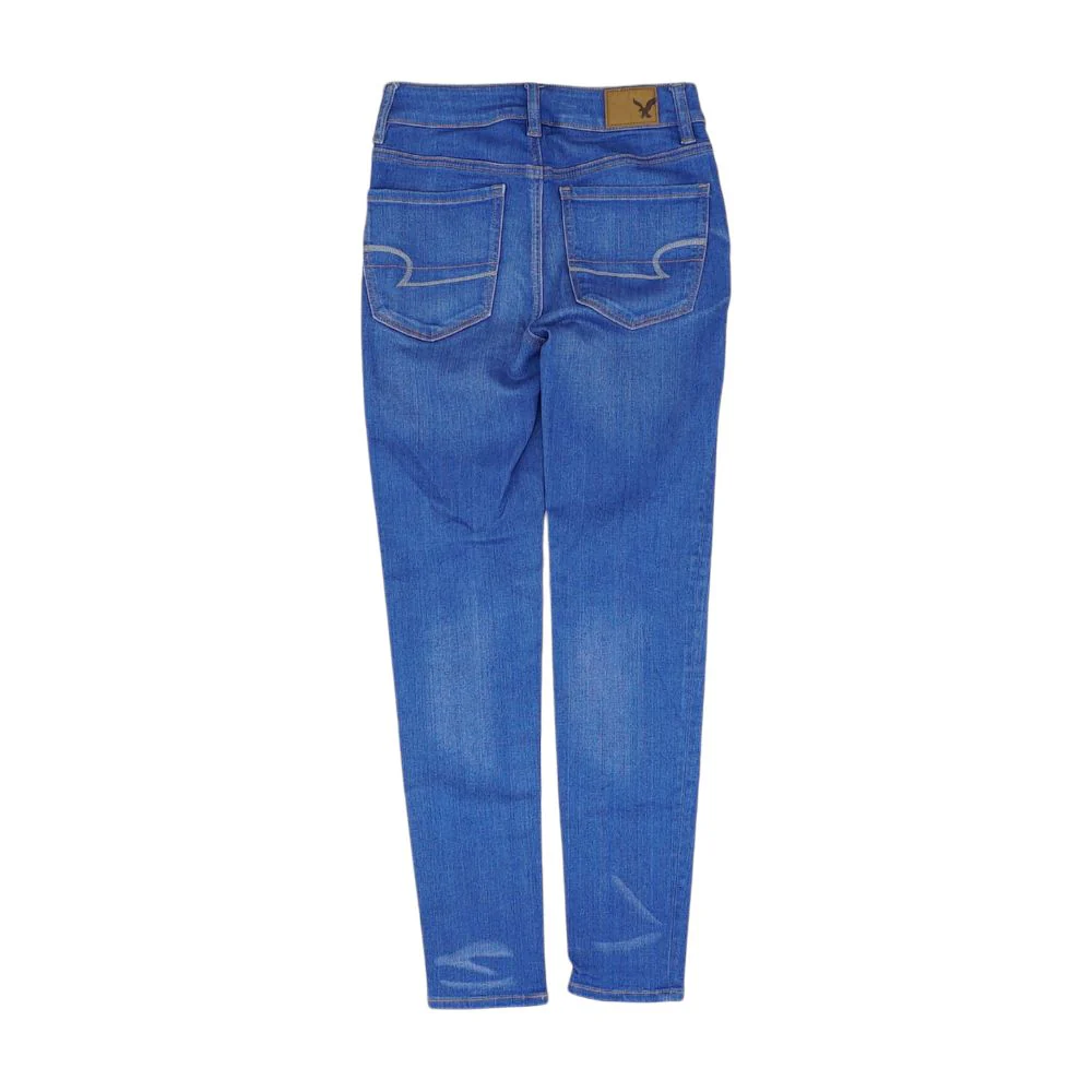 Blue Solid Jeans - Image 2
