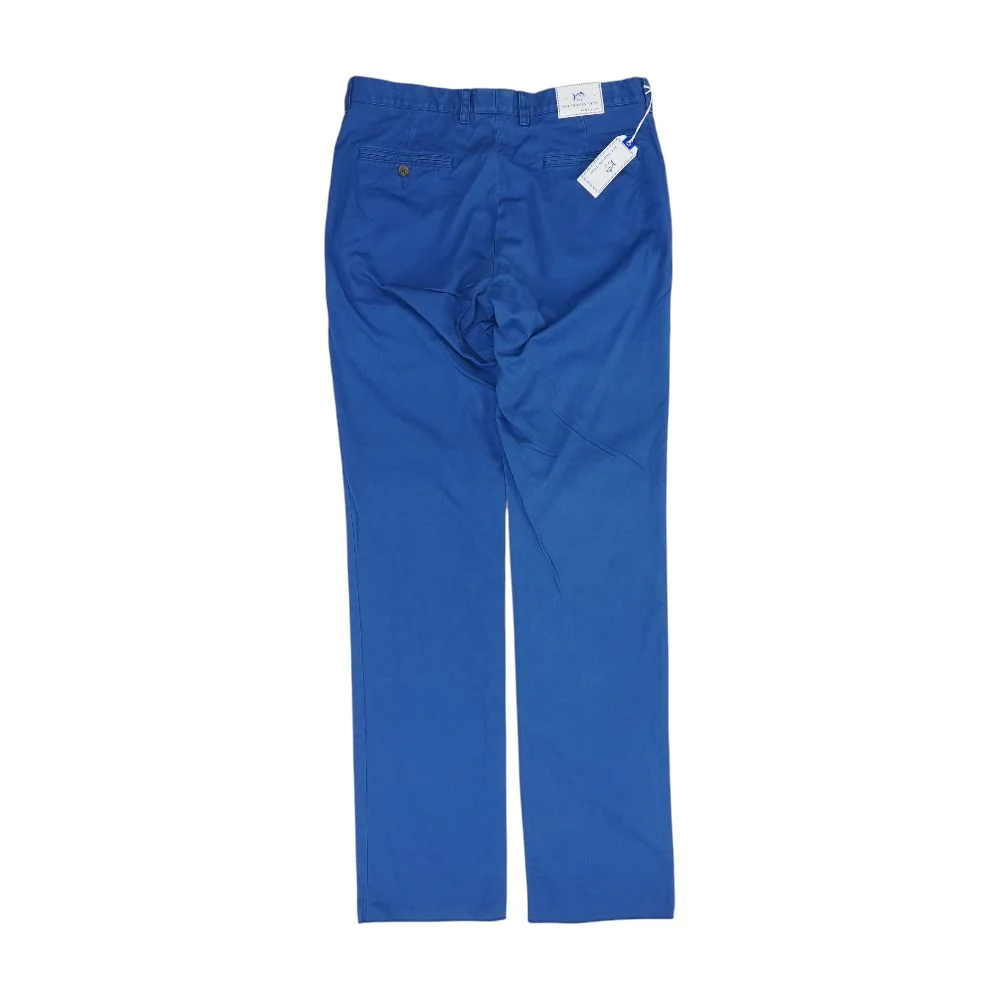 Blue Solid Khaki Pants - Image 2