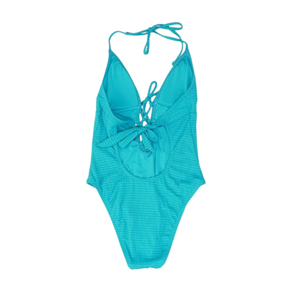 Blue Solid One-Piece - Image 2