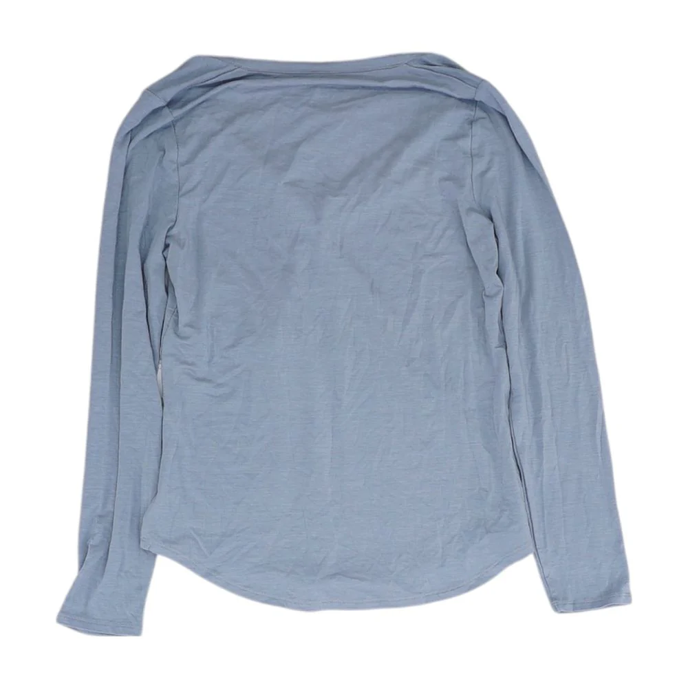 Blue Solid Pajama Top - Image 2