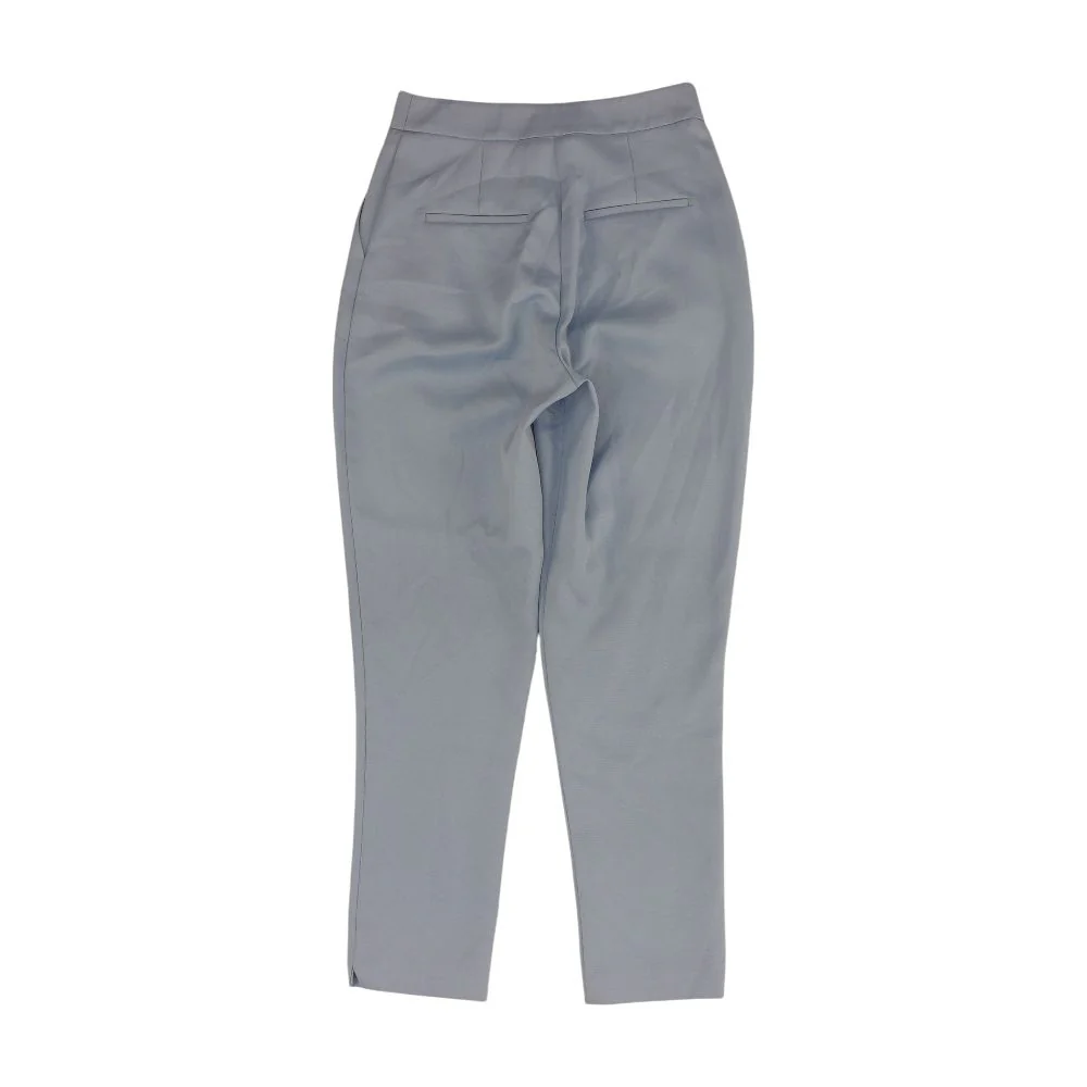 Blue Solid Pants - Image 2