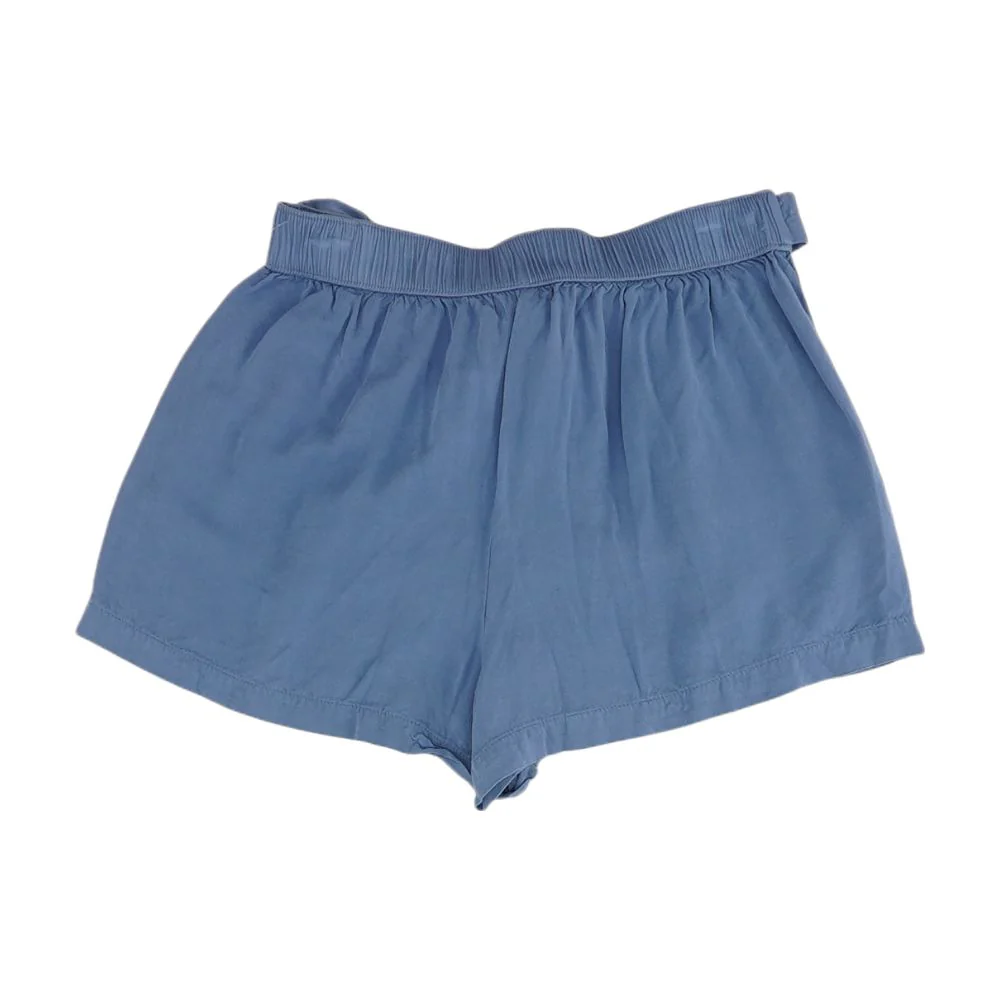 Blue Solid Shorts - Image 2