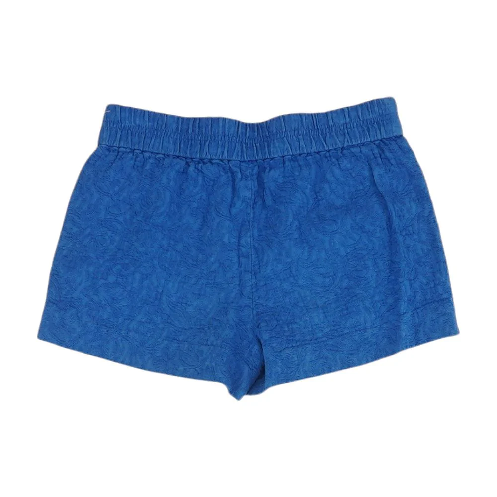 Blue Solid Shorts - Image 2