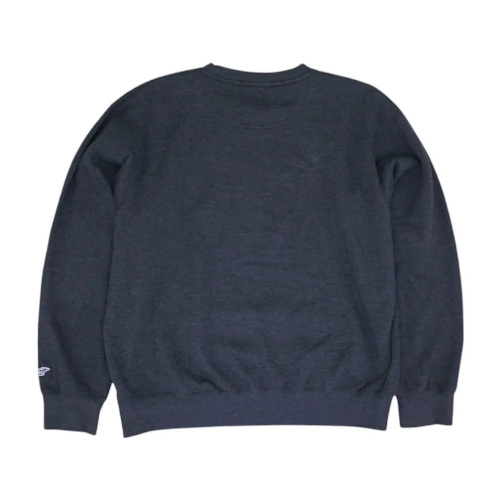 Blue Solid Sweatshirt Pullover - Image 2