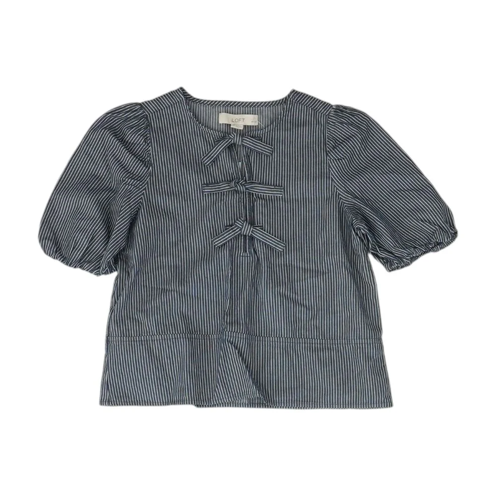 Blue Striped Blouse