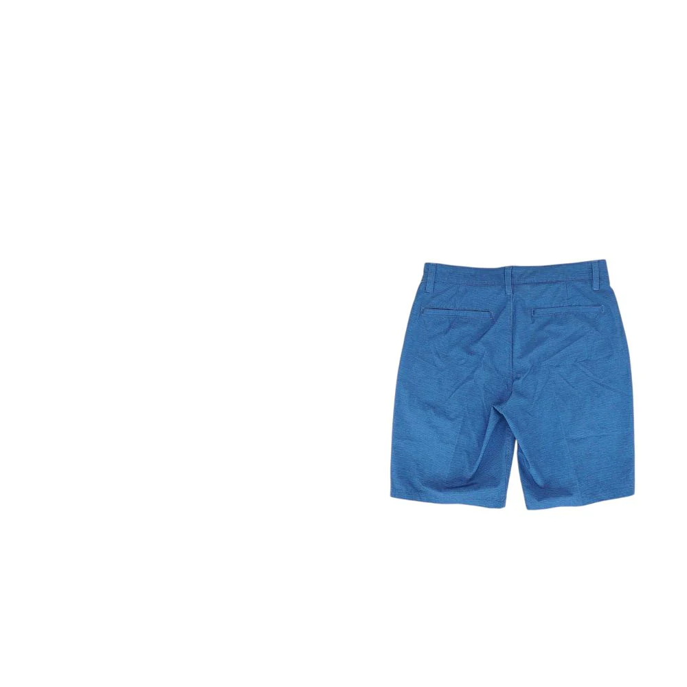 Blue Striped Chino Shorts - Image 2