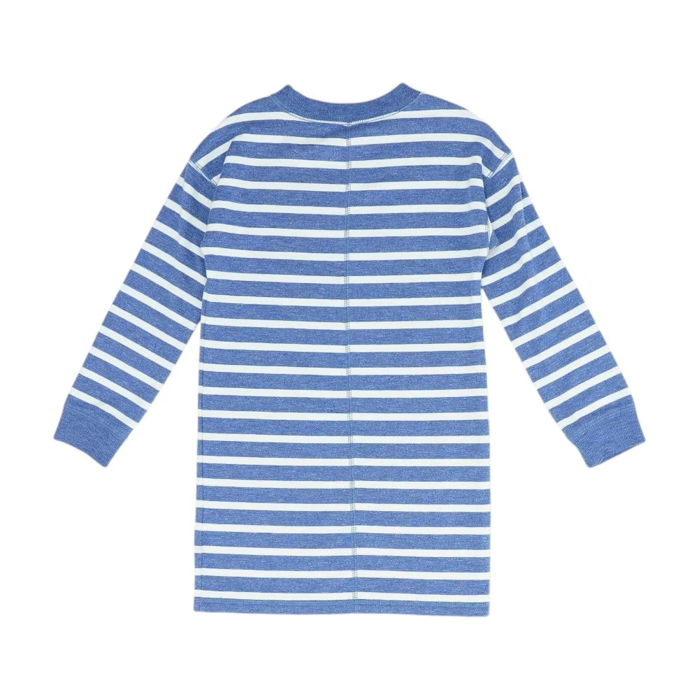 Blue Striped Dress - Image 2