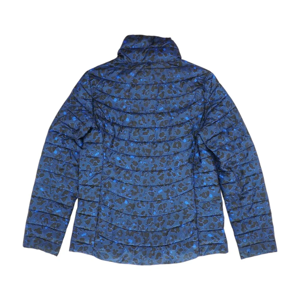 Blue Tall Puffer Jacket - Image 2