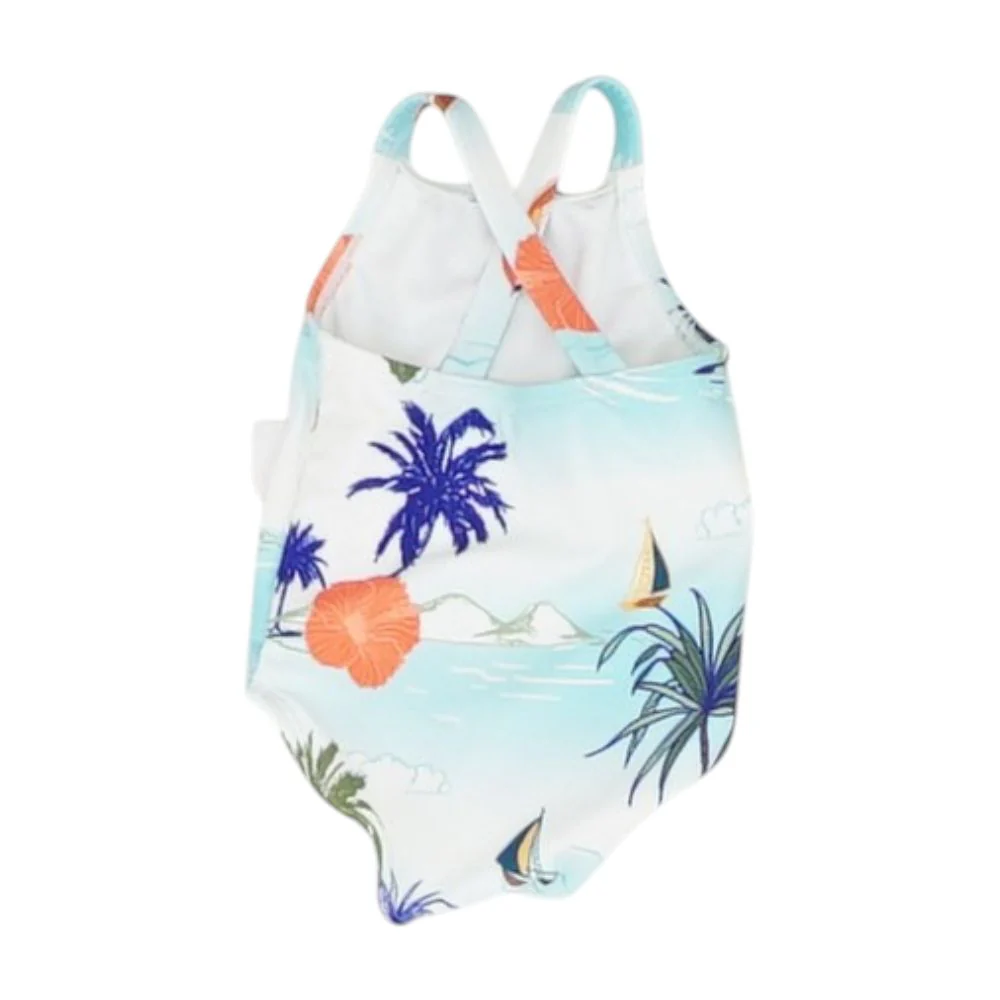 Blue Tropical One-Piece - Image 2