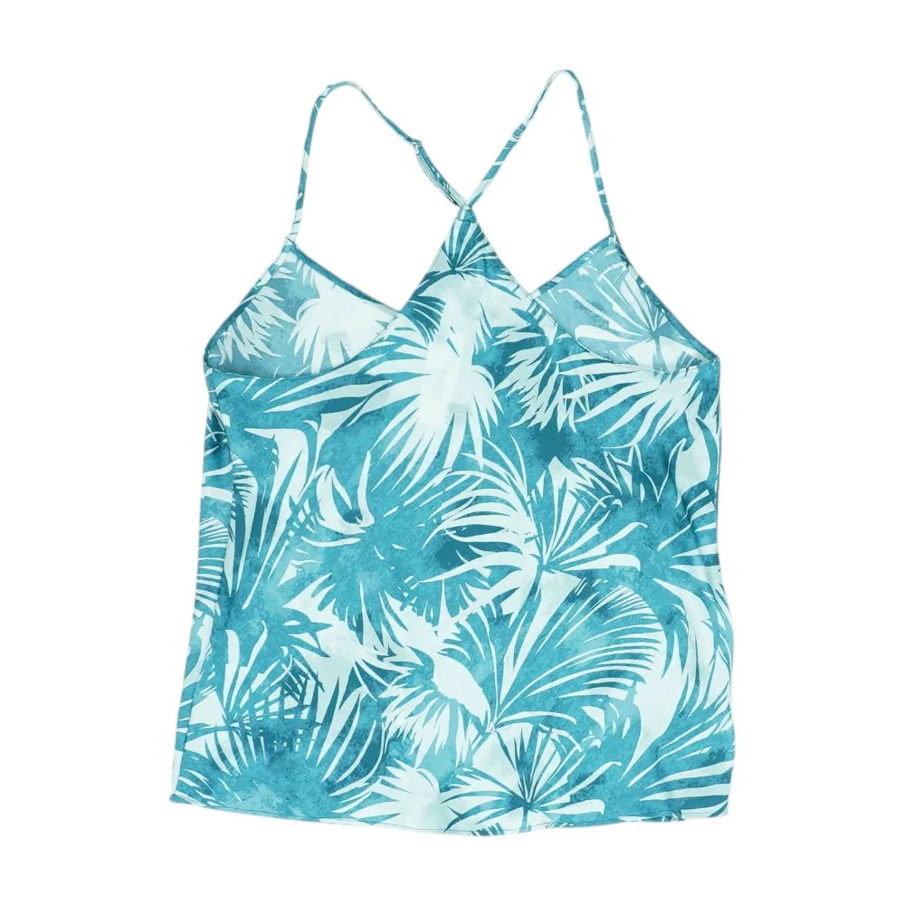 Blue Tropical Pajama Top - Image 2
