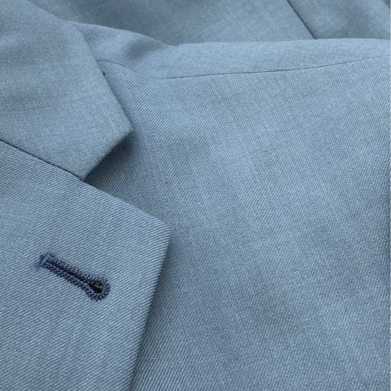 Blue Wool-Cashmere Blend 2pc Suit - Image 3