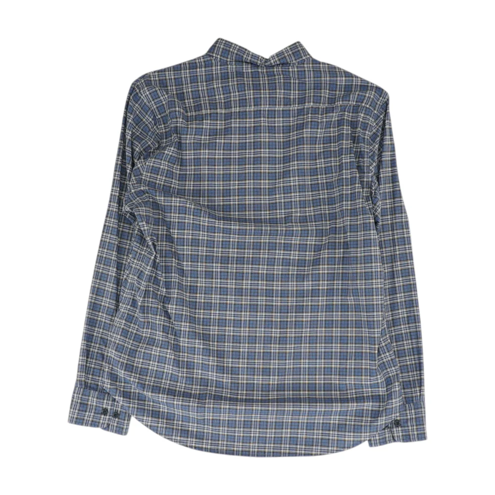 Blue Plaid Long Sleeve Button Down - Image 2