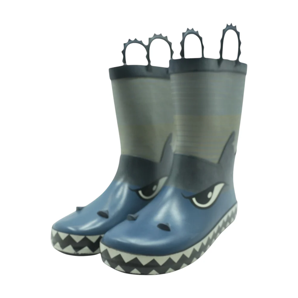 Blue Boots Shoes