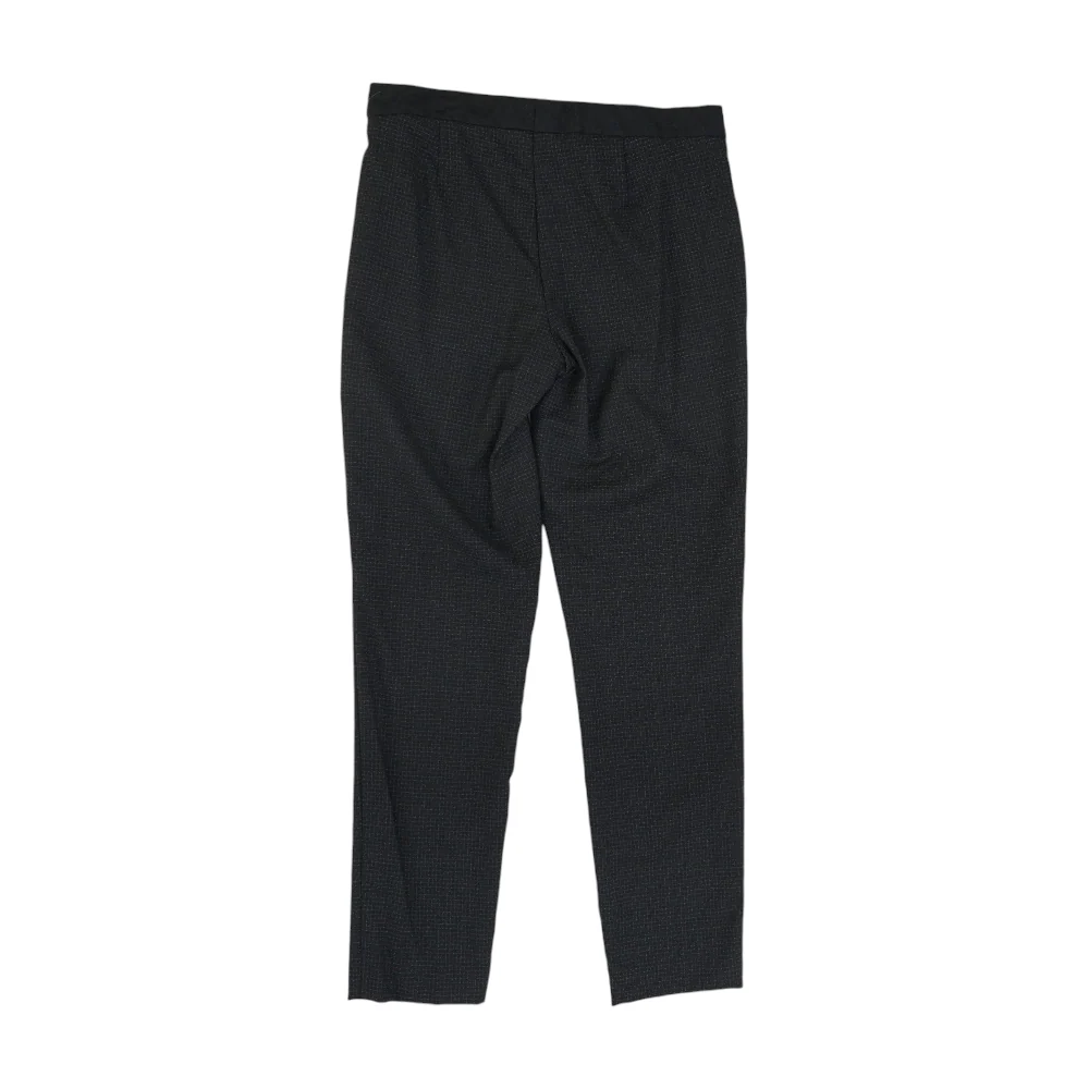 Gray Check Tapered Pants - Image 2