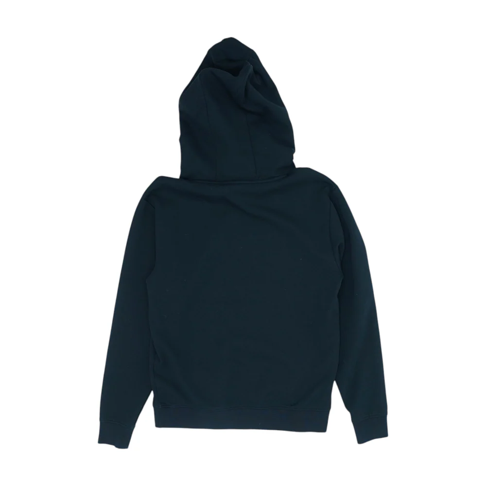 Black Solid Hoodie Pullover - Image 2