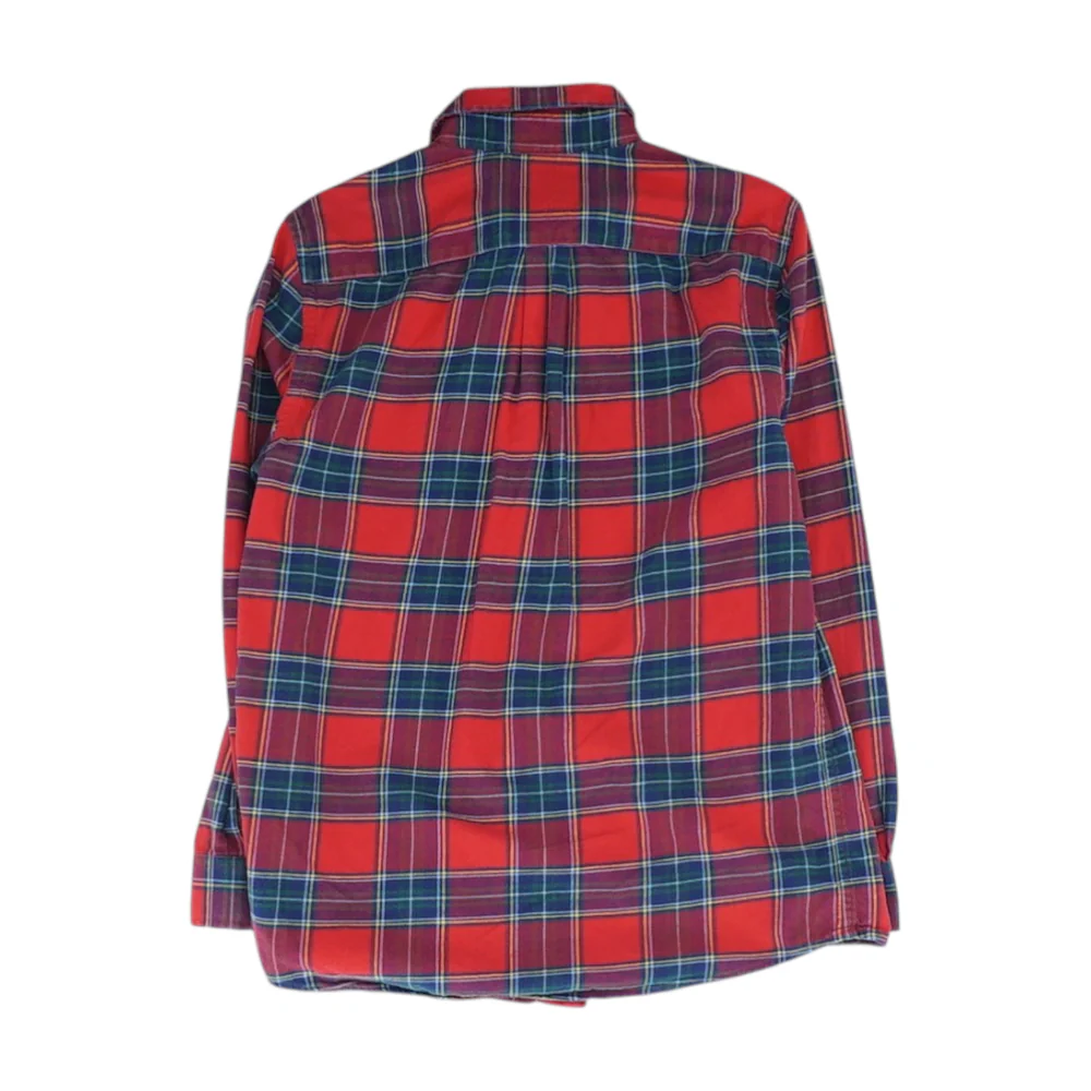 Red Plaid Flannel Button Down - Image 2