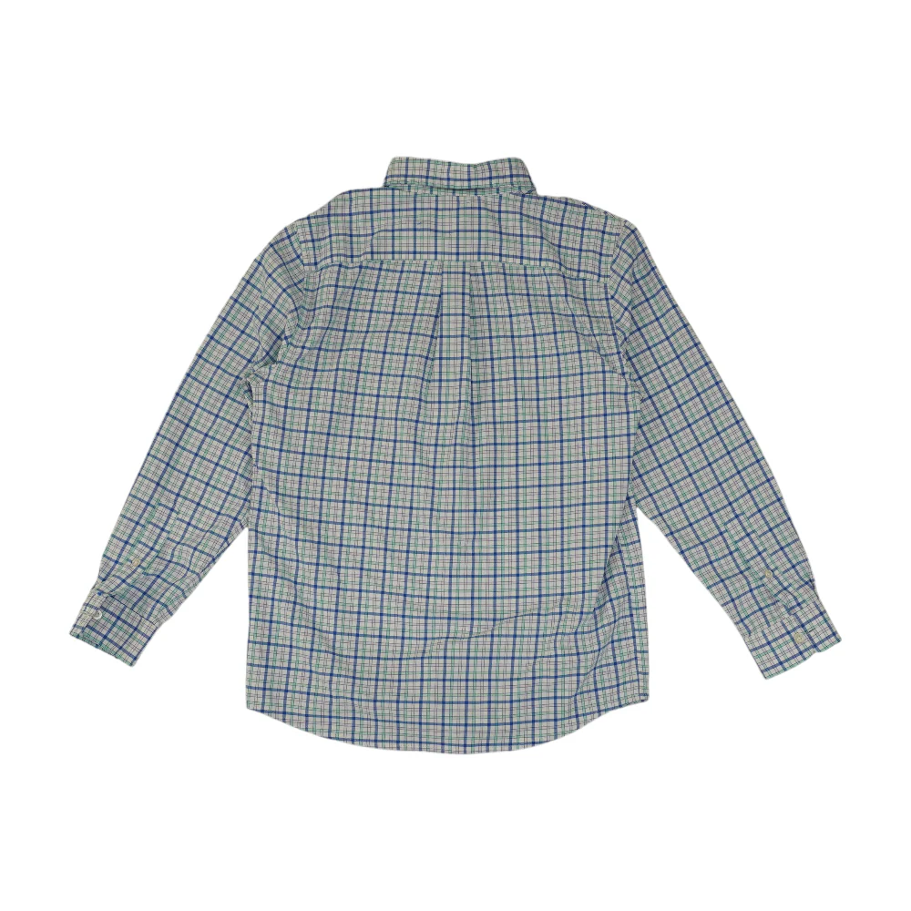 Blue Plaid Long Sleeve Button Down - Image 2