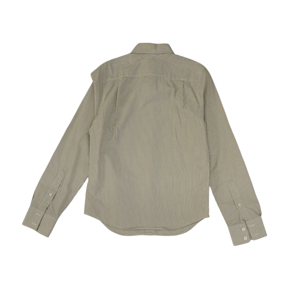Brown Striped Long Sleeve Button Down - Image 2