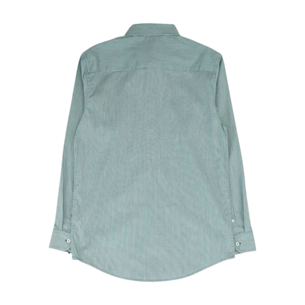 Green Houndstooth Long Sleeve Button Down - Image 2