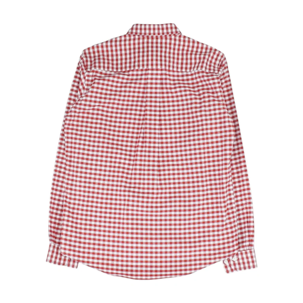 Red Check Long Sleeve Button Down - Image 2