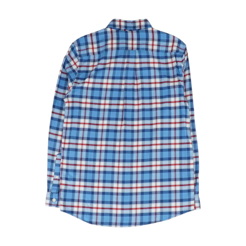 Blue Plaid Long Sleeve Button Down - Image 2