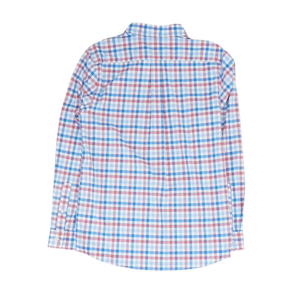 Blue Check Long Sleeve Button Down - Image 2