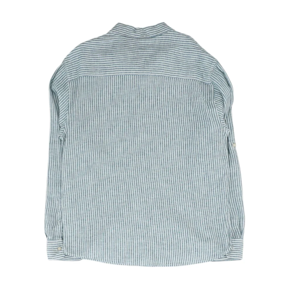 Blue Striped Long Sleeve Button Down - Image 2