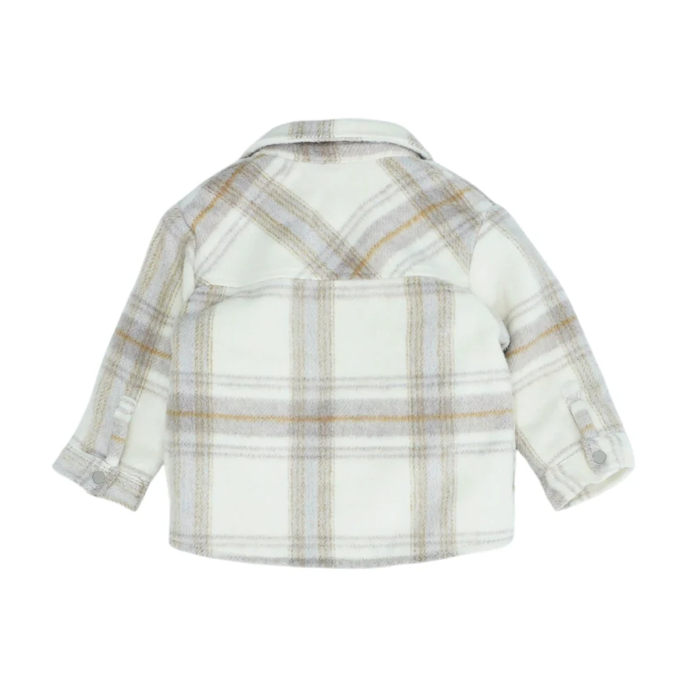 Beige Plaid Jacket - Image 2