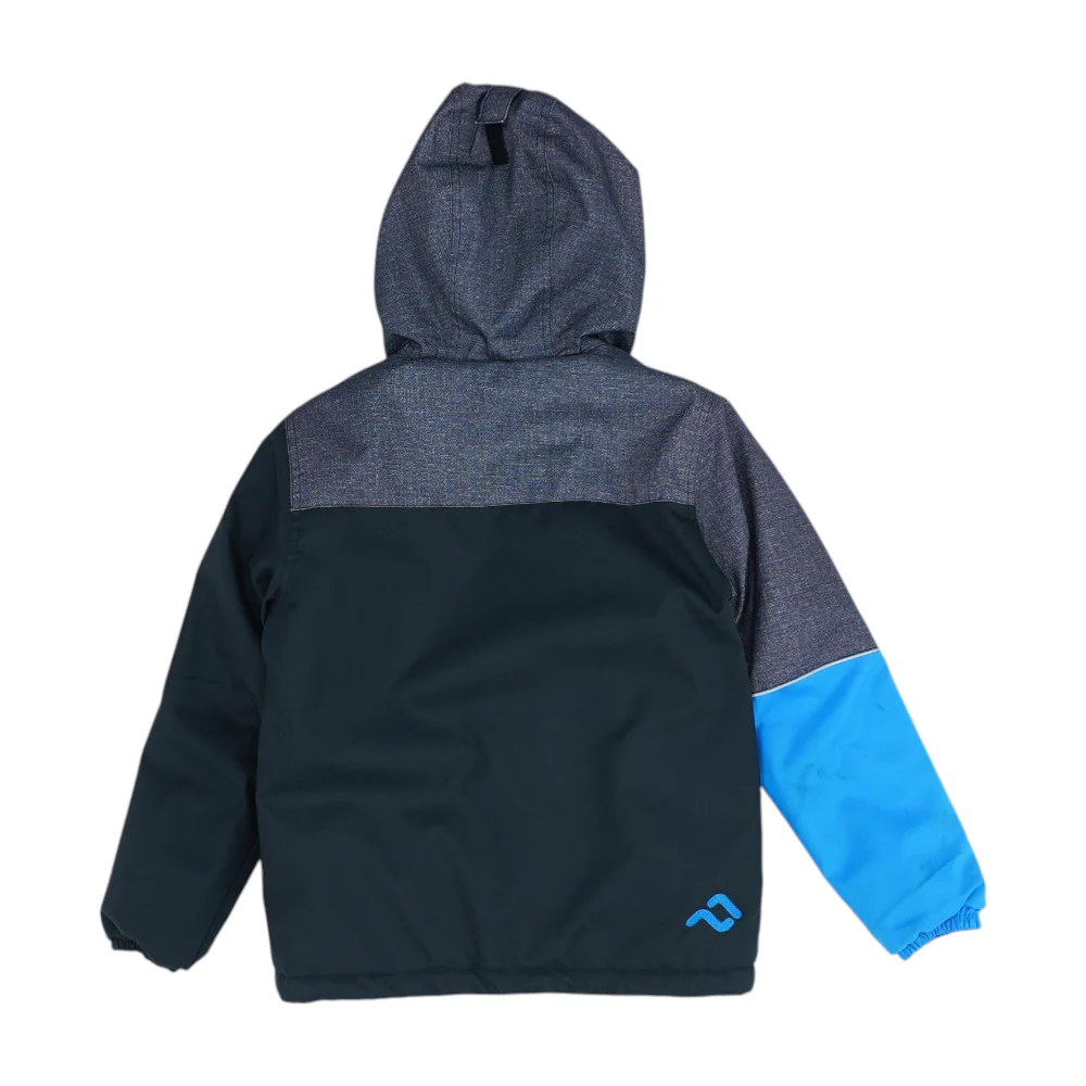Black Color Block Jacket - Image 2