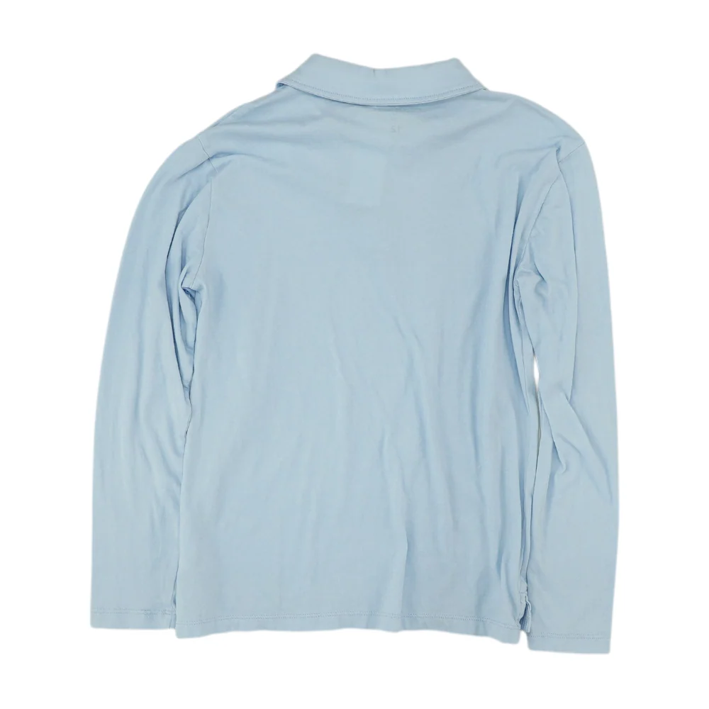 Blue Long Sleeve Polo - Image 2