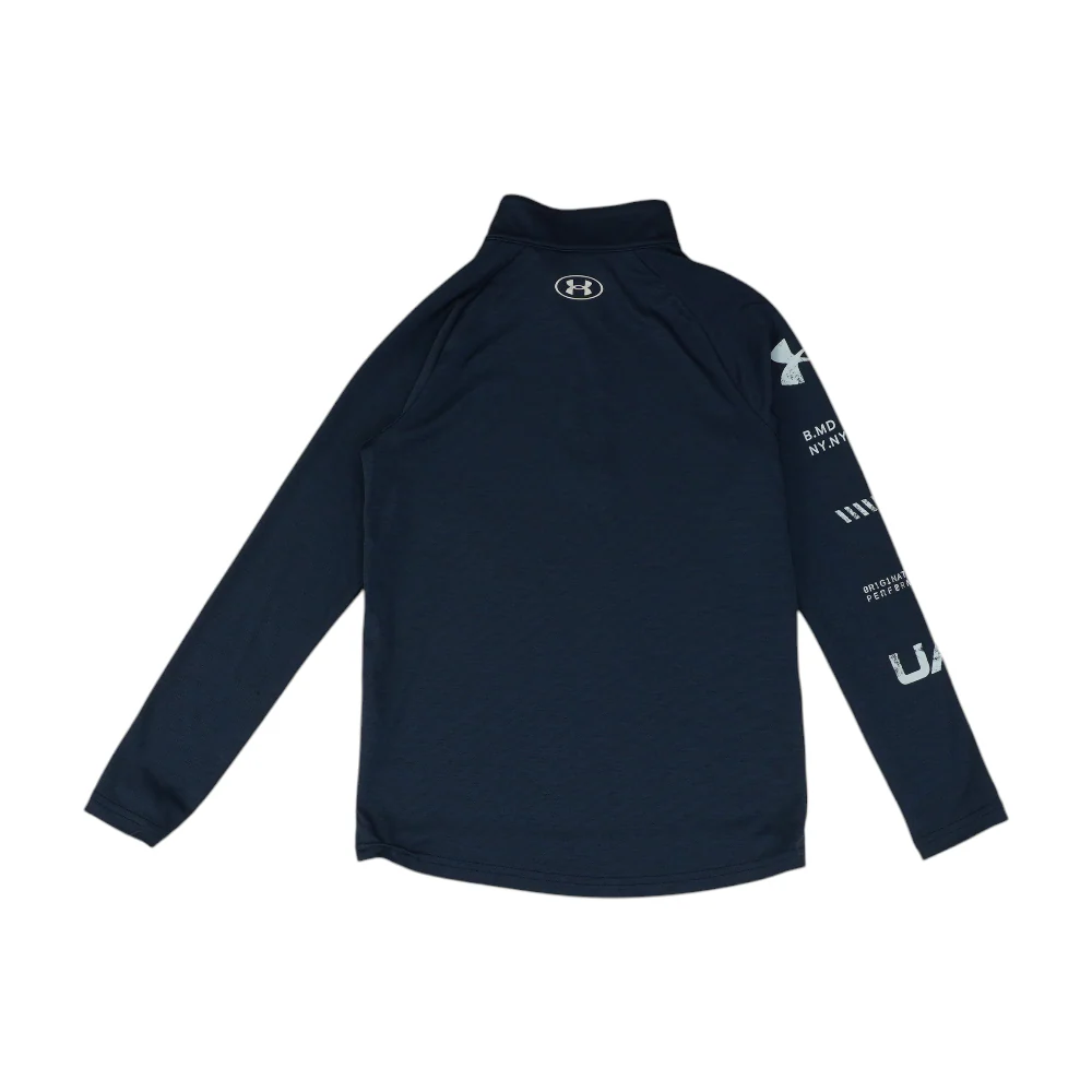Navy 1/4 Zip Pullover - Image 2