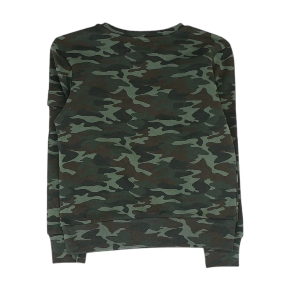 Green Camo Sweatshirt Pullover - Image 2