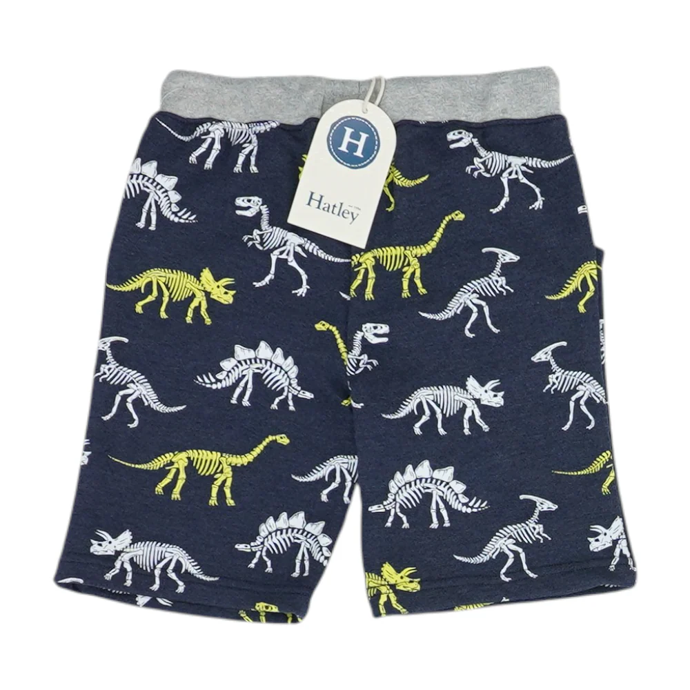 Navy Graphic Active Shorts - Image 2