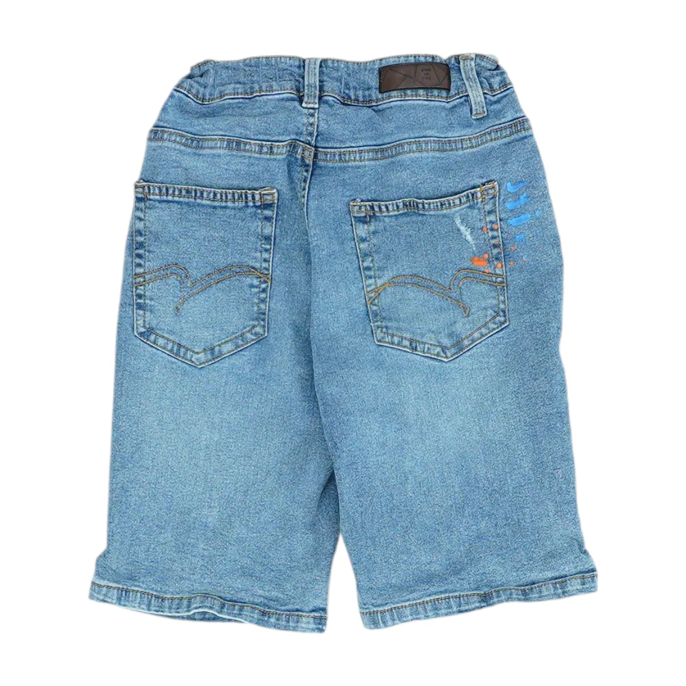 Blue Denim Shorts - Image 2
