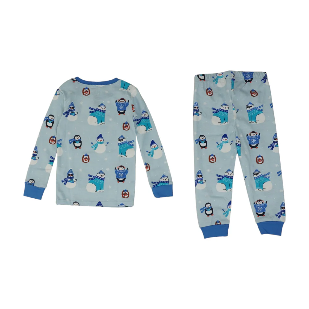 Blue Graphic Pajama Set - Image 2