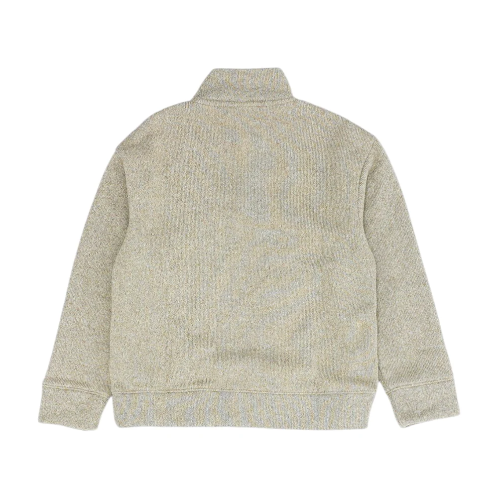 Beige 1/4 Zip Sweater - Image 2