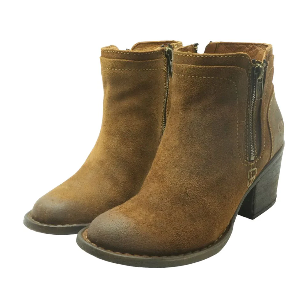 Bronze Ankle Boots
