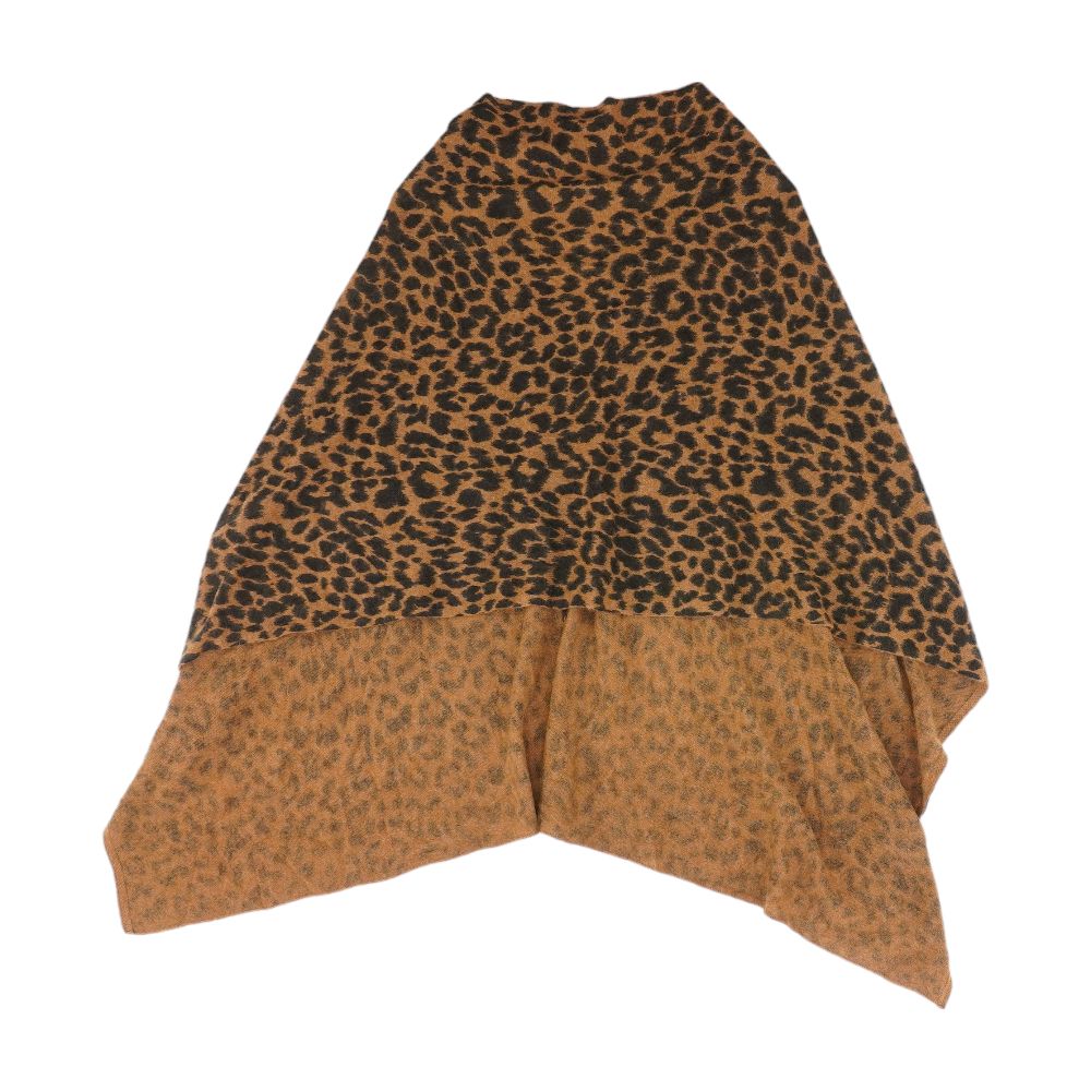 Brown Animal Print Cape Sweater - Image 2