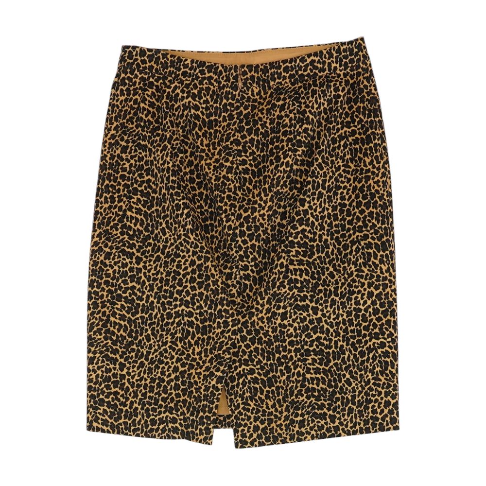 Brown Animal Print Midi Skirt - Image 2