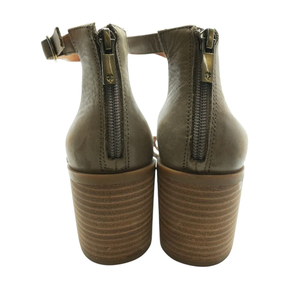 Brown Block Heels - Image 2