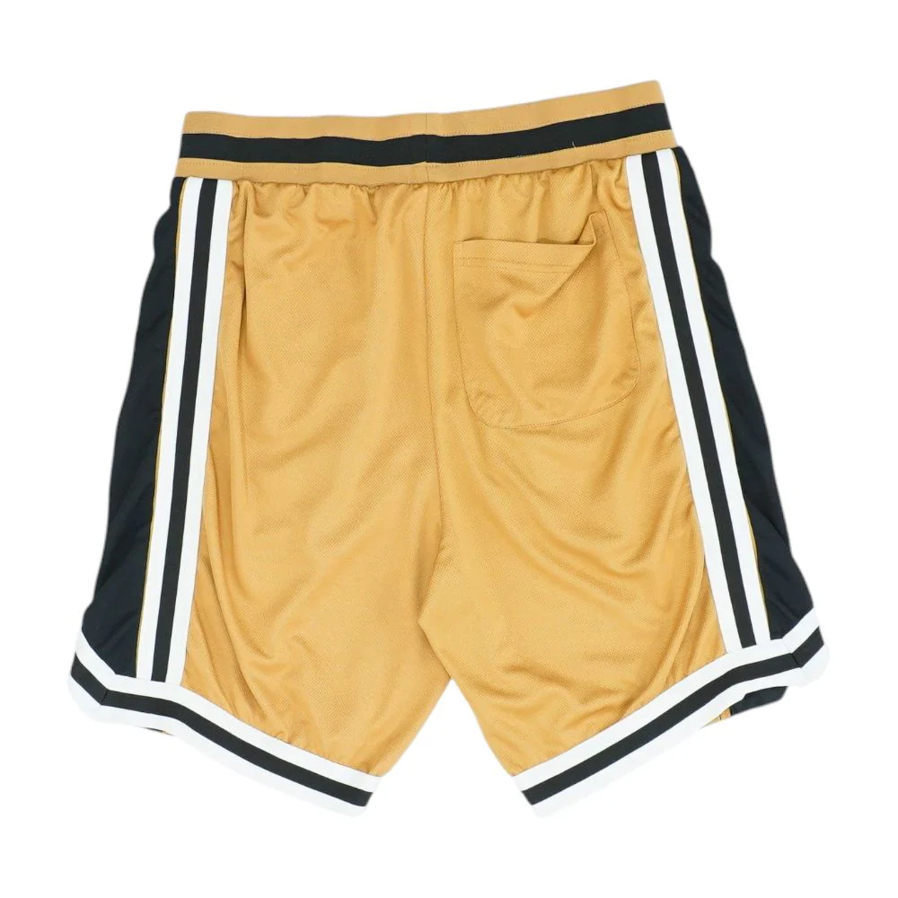 Brown Color Block Active Shorts - Image 2