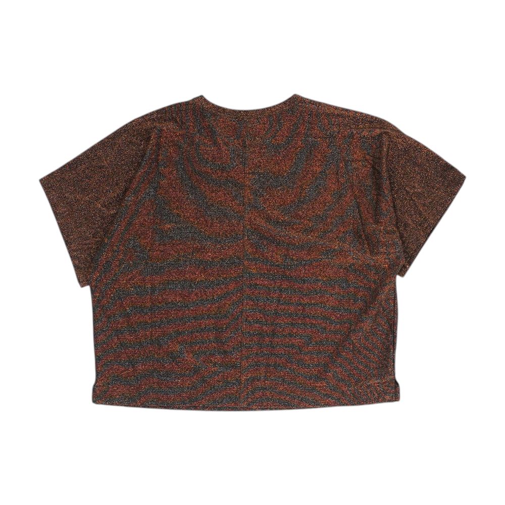Brown Cropped Knit Top - Image 2