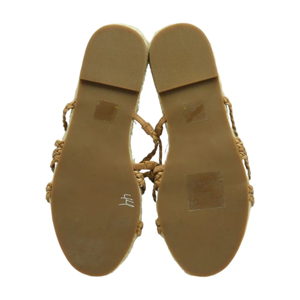 Brown Flat Sandals - Image 3