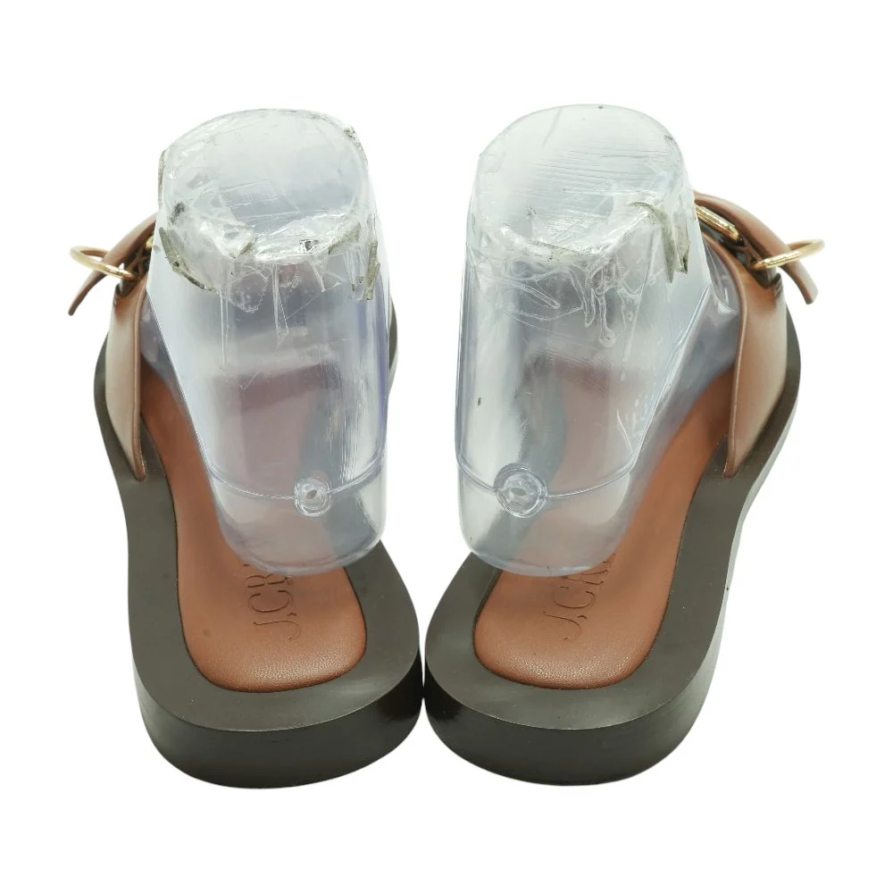 Brown Flat Sandals - Image 2
