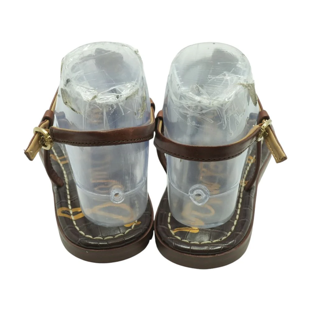 Brown Flat Sandals - Image 2