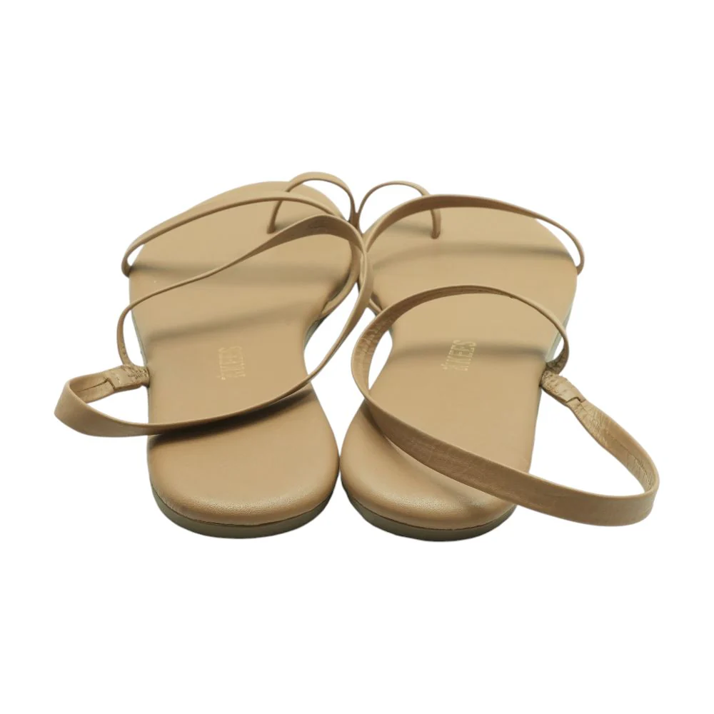 Brown Flat Sandals - Image 2