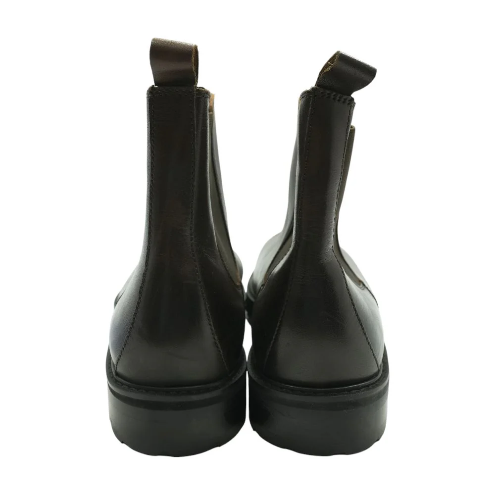 Brown Leather Ankle Boots - Image 2